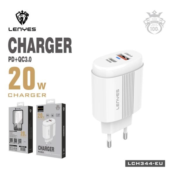 Lenyes LCH-344 USB-C Wall Charger 20W